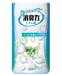 消臭力　トイレの消臭力　消臭芳香剤　トイレ用　アクアソープの香り　４００ｍｌ