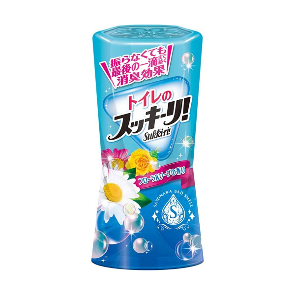 トイレのスッキーリ！Ｓｕｋｋｉ－ｒｉ！　フローラルソープの香り　４００ｍＬ