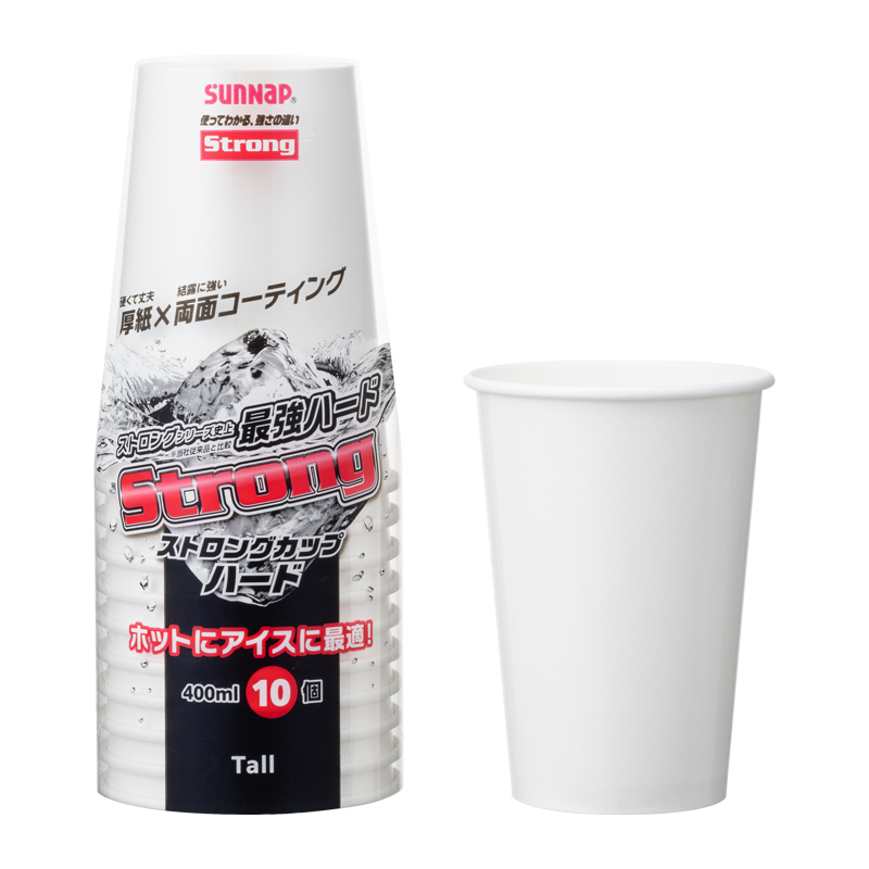 ＦＭＸ　ストロングカップハード　４００ｍＬ　１０個　Ｃ４０１０ＳＴＨ