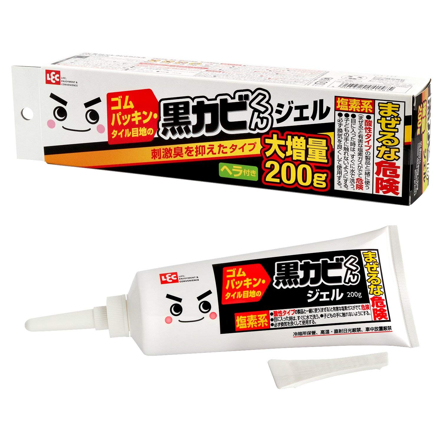 激落ちくん　黒カビくん　カビとりジェル　２００ｇ　ヘラ付き　Ｃ０００９２