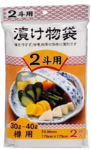 漬け物袋　２斗用　２枚入　ＴＵＫ－２