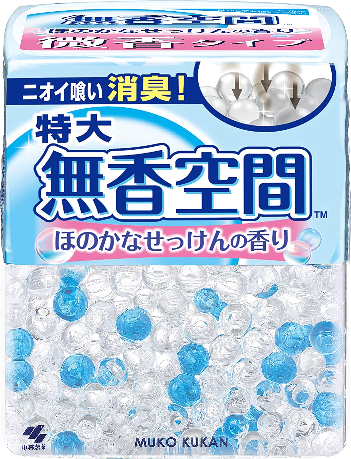 無香空間　ほのかなせっけんの香り　特大　６３０ｇ