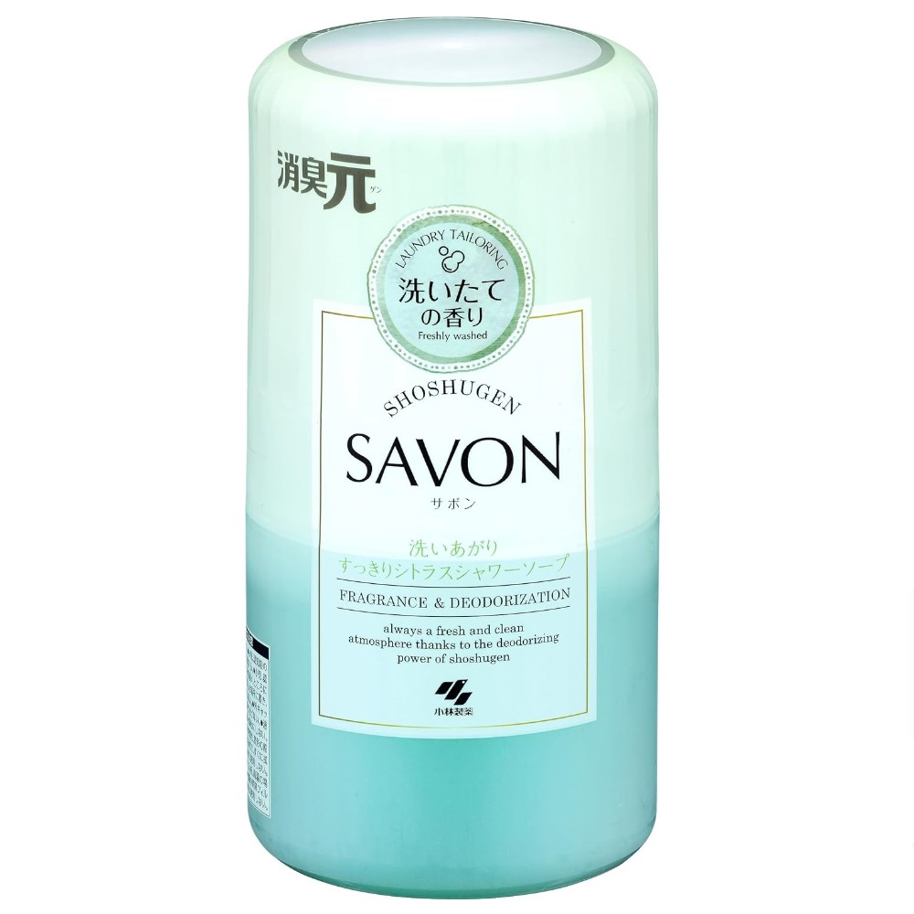 消臭元　ＳＡＶＯＮ　サボン　洗いあがりすっきりシトラスシャワーソープ　本体　４００ｍＬ