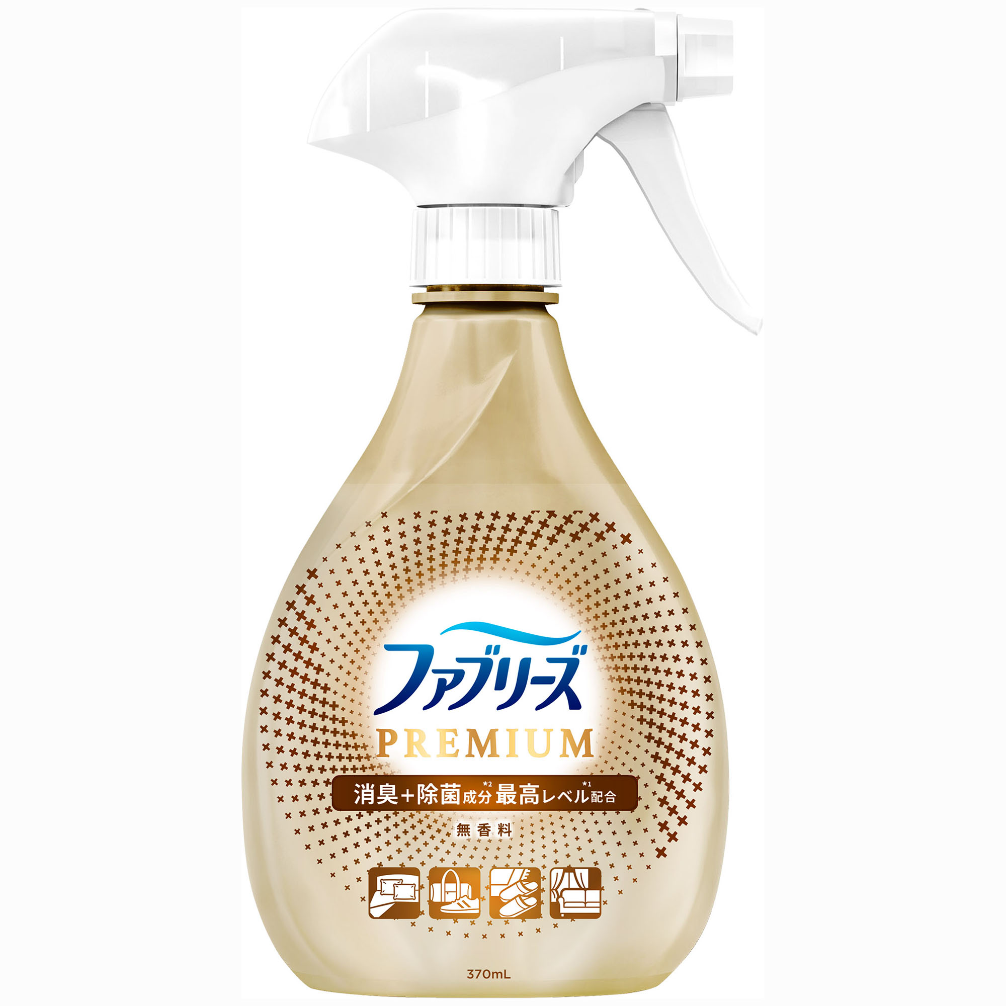 ファブリーズ　Ｗ除菌＋消臭　ＰＲＥＭＩＵＭ　無香料　本体　３７０ｍＬ